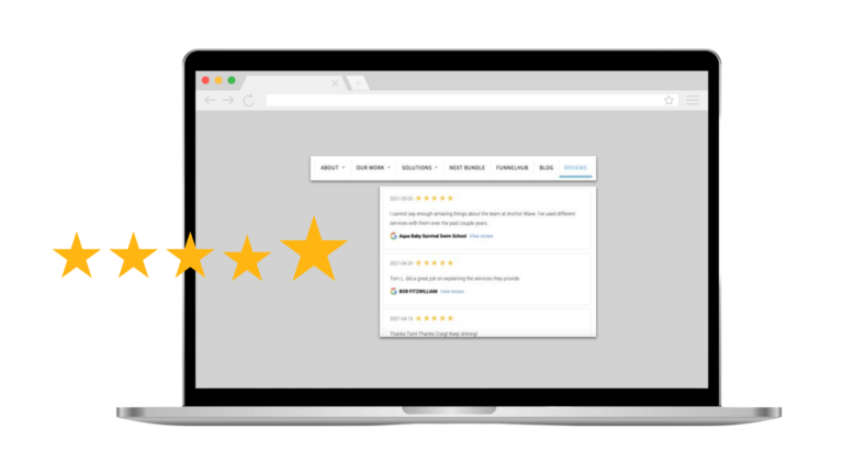Examples of 5 star reviews from recent customers